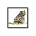 Picture of Bear in grass _GroupedProduct_Square_Mini_ _GroupedProduct_Square_Canvas_Framed_