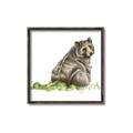 Picture of Bear in grass _GroupedProduct_Square_Mini_ _GroupedProduct_Square_Canvas_Framed_