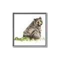 Picture of Bear in grass _GroupedProduct_Square_Mini_ _GroupedProduct_Square_Canvas_Framed_