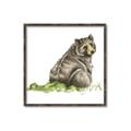 Picture of Bear in grass _GroupedProduct_Square_Mini_ _GroupedProduct_Square_Canvas_Framed_