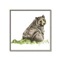 Picture of Bear in grass _GroupedProduct_Square_Mini_ _GroupedProduct_Square_Canvas_Framed_