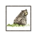Picture of Bear in grass _GroupedProduct_Square_Mini_ _GroupedProduct_Square_Canvas_Framed_