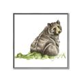 Picture of Bear in grass _GroupedProduct_Square_Mini_ _GroupedProduct_Square_Canvas_Framed_