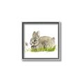Picture of Bunny in grass _GroupedProduct_Square_Mini_ _GroupedProduct_Square_Canvas_Framed_