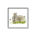 Picture of Bunny in grass _GroupedProduct_Square_Mini_ _GroupedProduct_Square_Canvas_Framed_