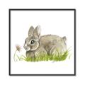 Picture of Bunny in grass _GroupedProduct_Square_Mini_ _GroupedProduct_Square_Canvas_Framed_