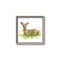 Picture of Deer in grass _GroupedProduct_Square_Mini_ _GroupedProduct_Square_Canvas_Framed_