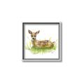 Picture of Deer in grass _GroupedProduct_Square_Mini_ _GroupedProduct_Square_Canvas_Framed_