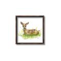 Picture of Deer in grass _GroupedProduct_Square_Mini_ _GroupedProduct_Square_Canvas_Framed_