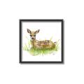 Picture of Deer in grass _GroupedProduct_Square_Mini_ _GroupedProduct_Square_Canvas_Framed_