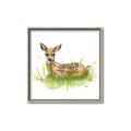 Picture of Deer in grass _GroupedProduct_Square_Mini_ _GroupedProduct_Square_Canvas_Framed_