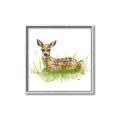 Picture of Deer in grass _GroupedProduct_Square_Mini_ _GroupedProduct_Square_Canvas_Framed_