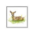 Picture of Deer in grass _GroupedProduct_Square_Mini_ _GroupedProduct_Square_Canvas_Framed_