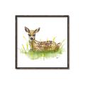Picture of Deer in grass _GroupedProduct_Square_Mini_ _GroupedProduct_Square_Canvas_Framed_