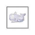 Picture of Purple Whale _GroupedProduct_Square_Mini_ _GroupedProduct_Square_Canvas_Framed_