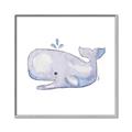 Picture of Purple Whale _GroupedProduct_Square_Mini_ _GroupedProduct_Square_Canvas_Framed_