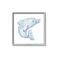 Picture of Blue Dolphin _GroupedProduct_Square_Mini_ _GroupedProduct_Square_Canvas_Framed_