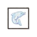 Picture of Blue Dolphin _GroupedProduct_Square_Mini_ _GroupedProduct_Square_Canvas_Framed_