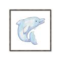 Picture of Blue Dolphin _GroupedProduct_Square_Mini_ _GroupedProduct_Square_Canvas_Framed_