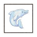 Picture of Blue Dolphin _GroupedProduct_Square_Mini_ _GroupedProduct_Square_Canvas_Framed_