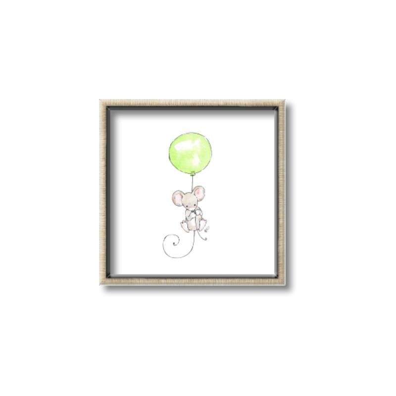 Picture of Balloon Mouse _GroupedProduct_Square_Mini_ _GroupedProduct_Square_Canvas_Framed_