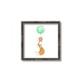 Picture of Balloon Fox _GroupedProduct_Square_Mini_ _GroupedProduct_Square_Canvas_Framed_