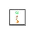 Picture of Balloon Fox _GroupedProduct_Square_Mini_ _GroupedProduct_Square_Canvas_Framed_