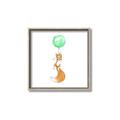 Picture of Balloon Fox _GroupedProduct_Square_Mini_ _GroupedProduct_Square_Canvas_Framed_