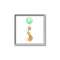 Picture of Balloon Fox _GroupedProduct_Square_Mini_ _GroupedProduct_Square_Canvas_Framed_
