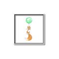 Picture of Balloon Fox _GroupedProduct_Square_Mini_ _GroupedProduct_Square_Canvas_Framed_