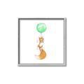 Picture of Balloon Fox _GroupedProduct_Square_Mini_ _GroupedProduct_Square_Canvas_Framed_