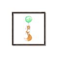 Picture of Balloon Fox _GroupedProduct_Square_Mini_ _GroupedProduct_Square_Canvas_Framed_