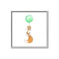 Picture of Balloon Fox _GroupedProduct_Square_Mini_ _GroupedProduct_Square_Canvas_Framed_