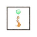 Picture of Balloon Fox _GroupedProduct_Square_Mini_ _GroupedProduct_Square_Canvas_Framed_