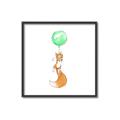 Picture of Balloon Fox _GroupedProduct_Square_Mini_ _GroupedProduct_Square_Canvas_Framed_