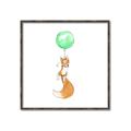 Picture of Balloon Fox _GroupedProduct_Square_Mini_ _GroupedProduct_Square_Canvas_Framed_