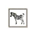 Picture of Little Zebra _GroupedProduct_Square_Mini_ _GroupedProduct_Square_Canvas_Framed_