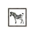 Picture of Little Zebra _GroupedProduct_Square_Mini_ _GroupedProduct_Square_Canvas_Framed_