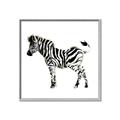 Picture of Little Zebra _GroupedProduct_Square_Mini_ _GroupedProduct_Square_Canvas_Framed_