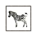 Picture of Little Zebra _GroupedProduct_Square_Mini_ _GroupedProduct_Square_Canvas_Framed_