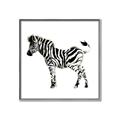 Picture of Little Zebra _GroupedProduct_Square_Mini_ _GroupedProduct_Square_Canvas_Framed_