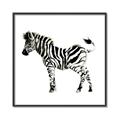 Picture of Little Zebra _GroupedProduct_Square_Mini_ _GroupedProduct_Square_Canvas_Framed_