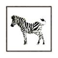 Picture of Little Zebra _GroupedProduct_Square_Mini_ _GroupedProduct_Square_Canvas_Framed_