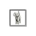 Picture of Little Elephant _GroupedProduct_Square_Mini_ _GroupedProduct_Square_Canvas_Framed_