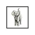 Picture of Little Elephant _GroupedProduct_Square_Mini_ _GroupedProduct_Square_Canvas_Framed_