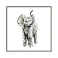 Picture of Little Elephant _GroupedProduct_Square_Mini_ _GroupedProduct_Square_Canvas_Framed_