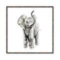 Picture of Little Elephant _GroupedProduct_Square_Mini_ _GroupedProduct_Square_Canvas_Framed_