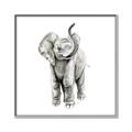 Picture of Little Elephant _GroupedProduct_Square_Mini_ _GroupedProduct_Square_Canvas_Framed_