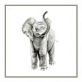 Picture of Little Elephant _GroupedProduct_Square_Mini_ _GroupedProduct_Square_Canvas_Framed_