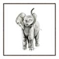 Picture of Little Elephant _GroupedProduct_Square_Mini_ _GroupedProduct_Square_Canvas_Framed_